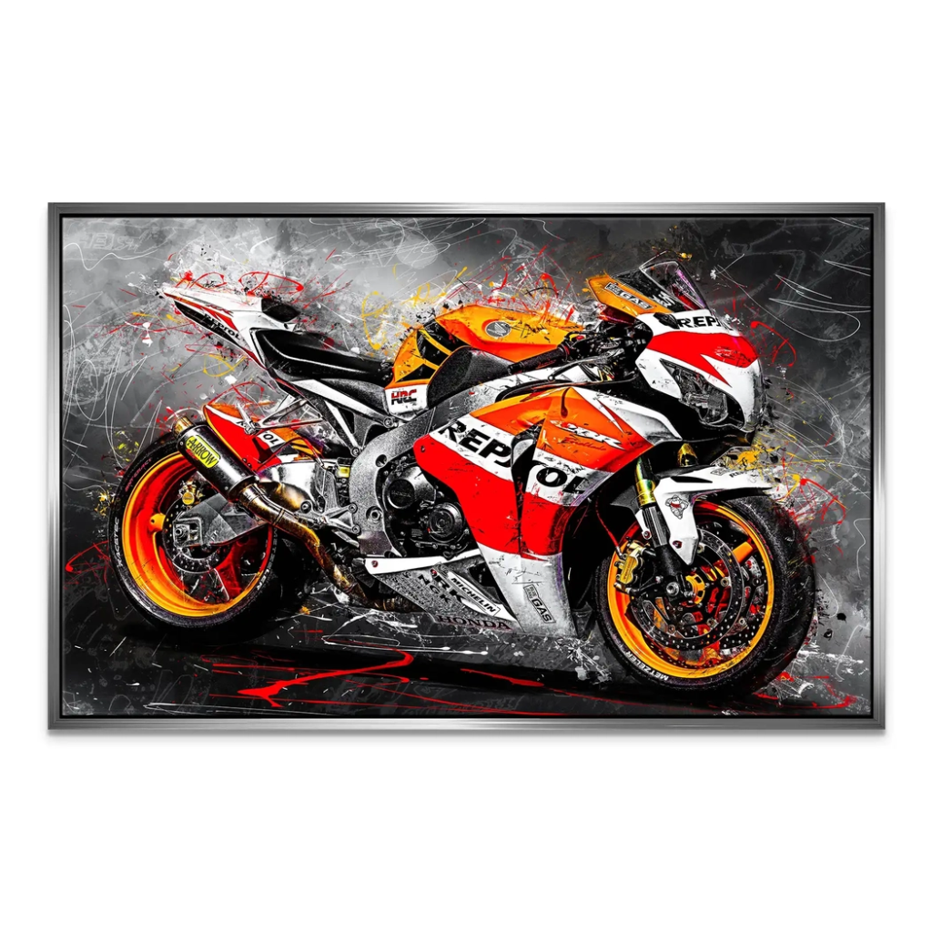 Honda Fireblade SC59 Leinwand Bild INGALERIE