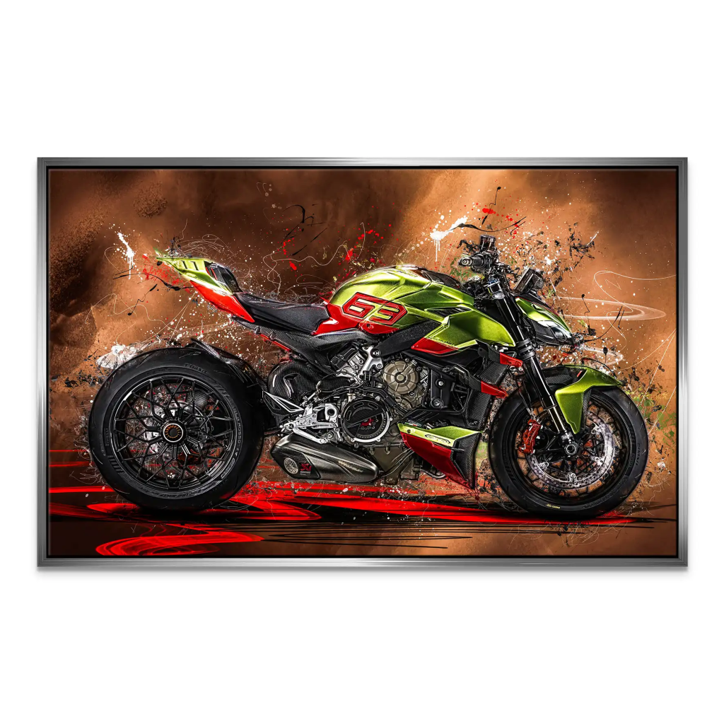 Ducati Streetfighter Lambo Leinwand Bild INGALERIE