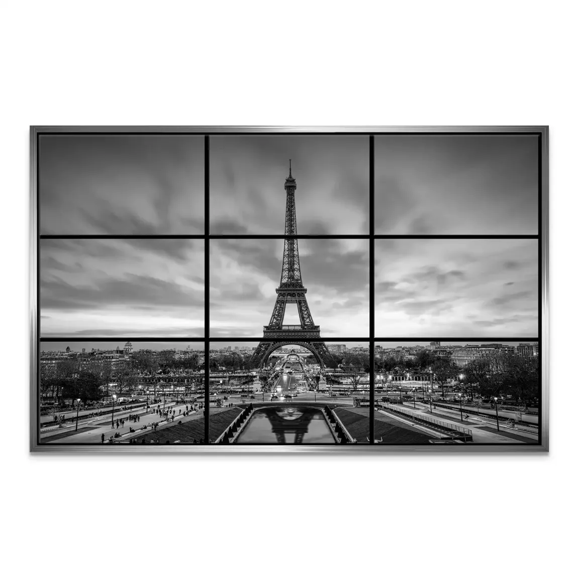 Paris Noir Leinwand Bild