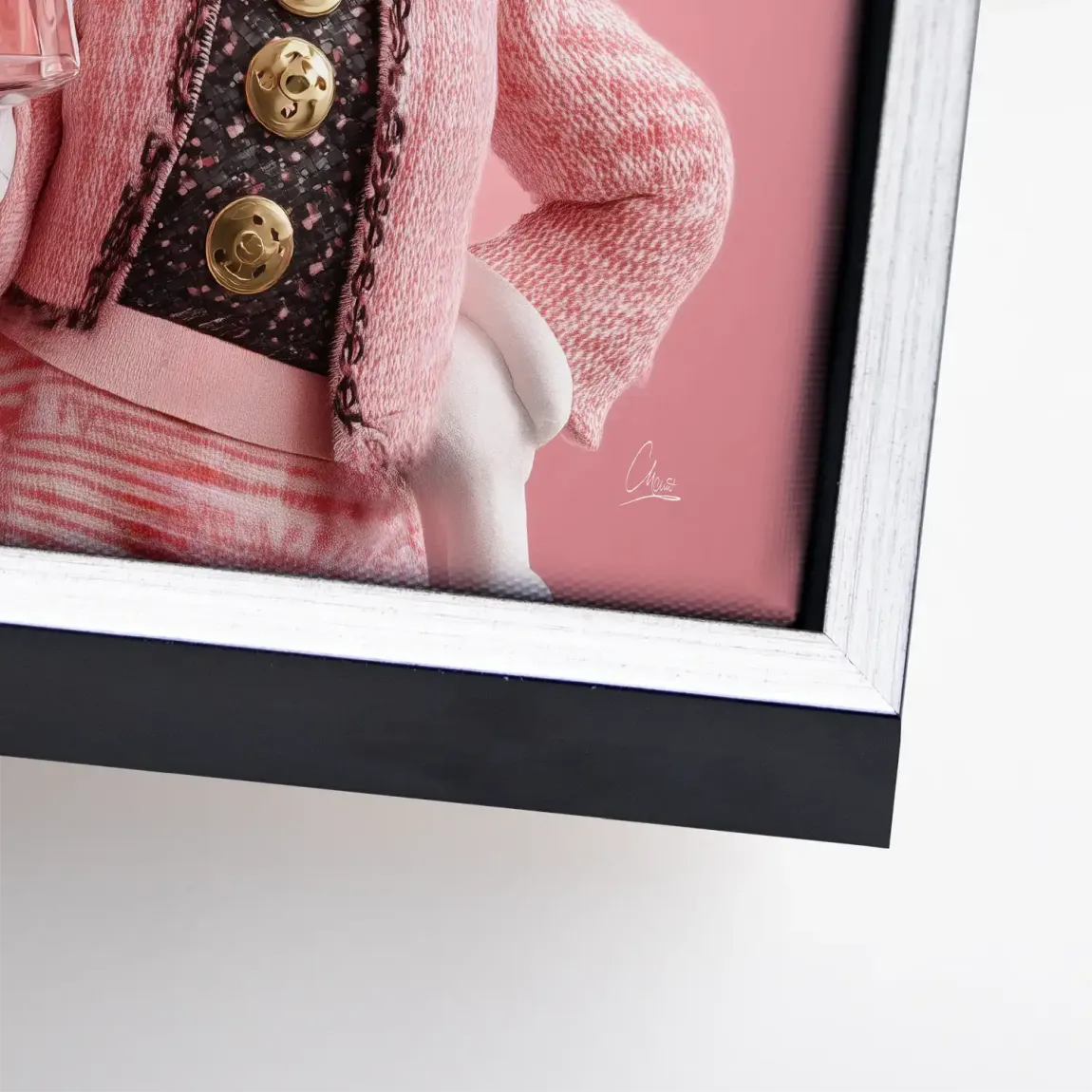 Paris Glam Minnie Maus Leinwand Bild