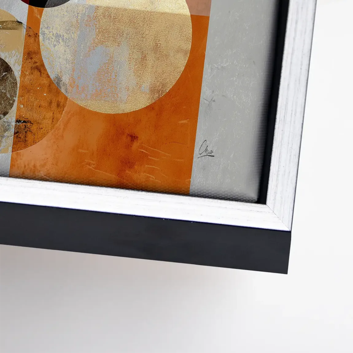 Golden Orbit Leinwand Bild