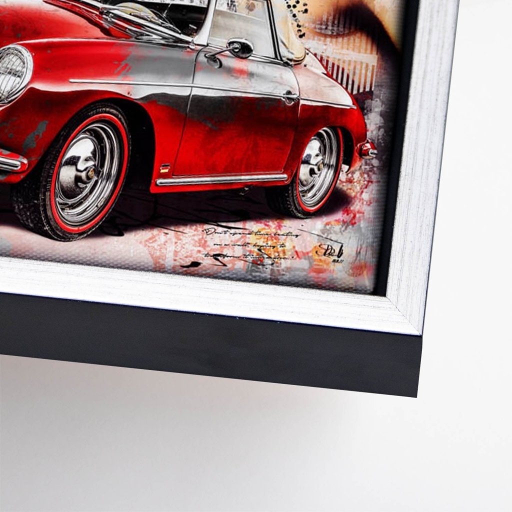 Marilyn Monroe Porsche Pop Art Leinwand Bild INGALERIE