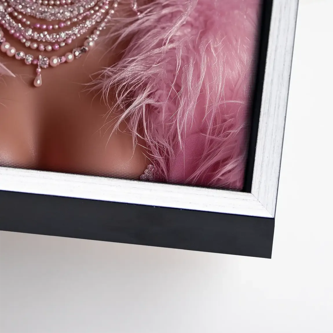 Glamour Girl Leinwand Bild