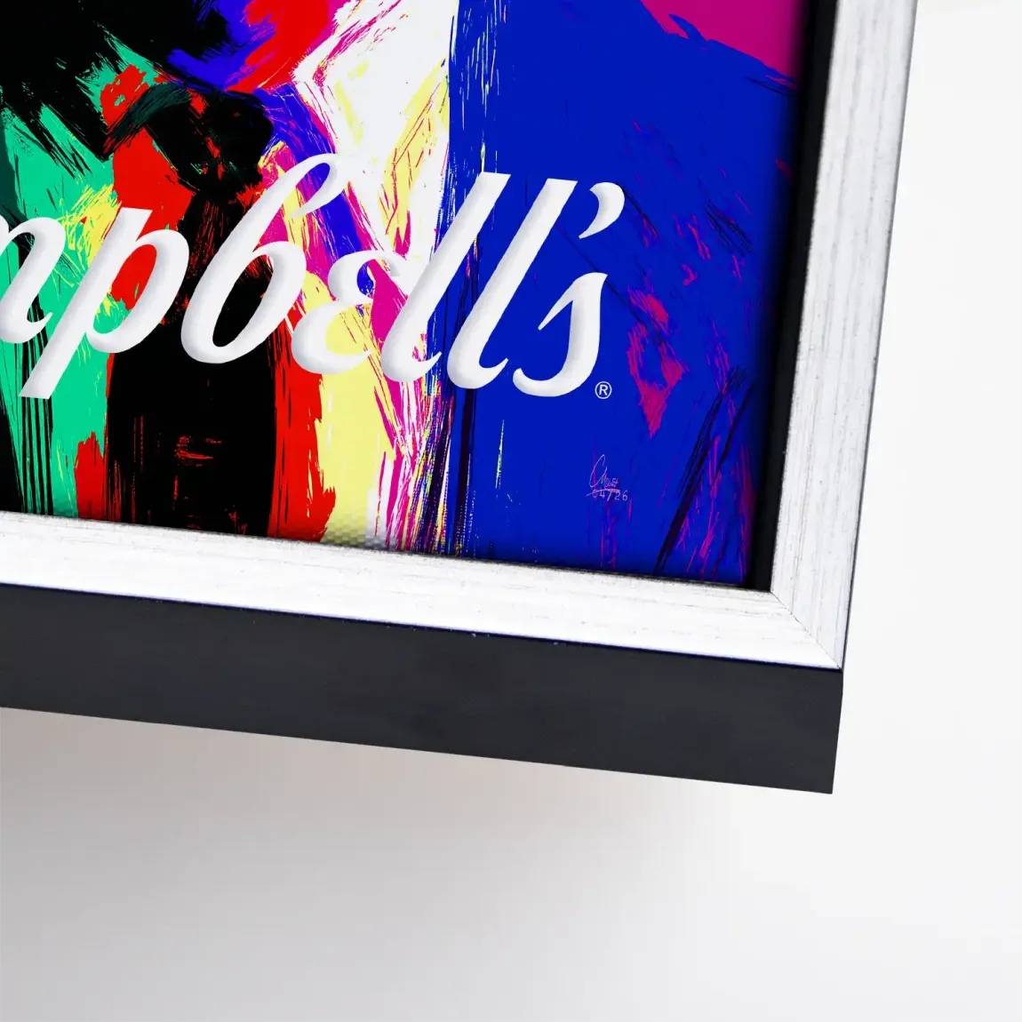 Campbell Popart Leinwand Bild