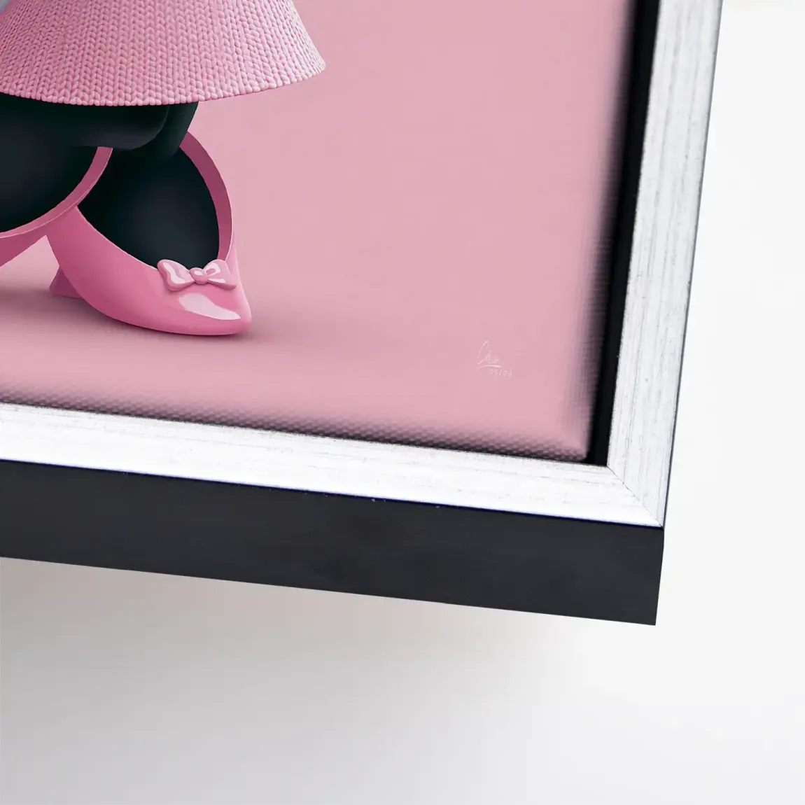 Minnie Rosé Chic Leinwand Bild
