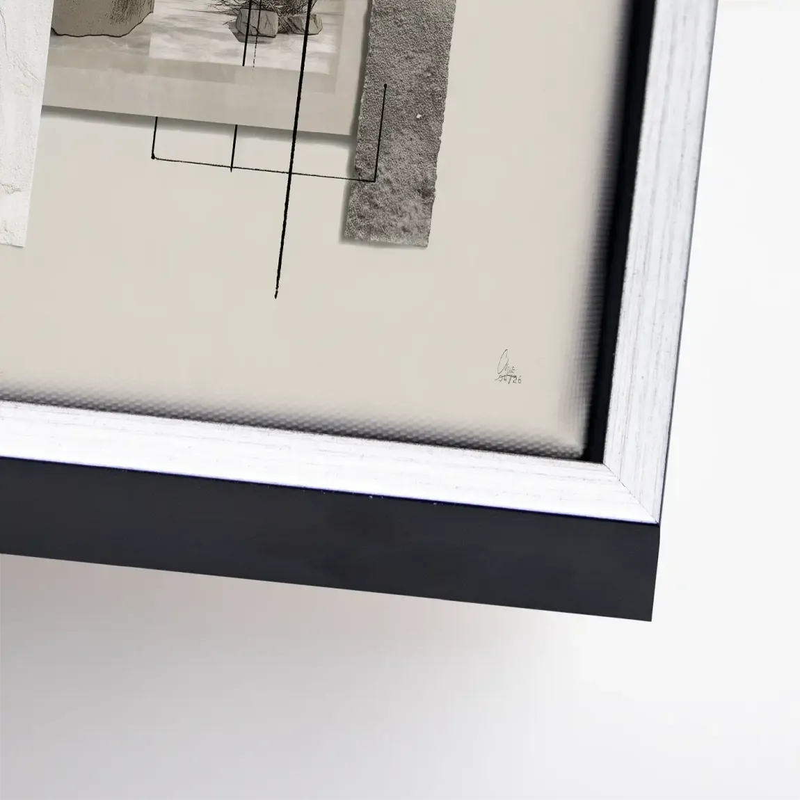 Marmor Komposition Leinwand Bild