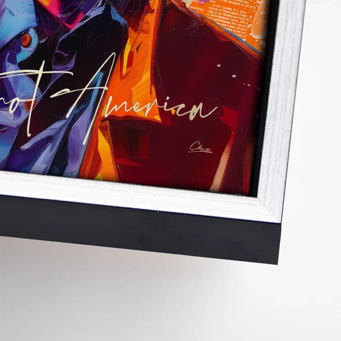 Bowie America Pop Art Leinwand Bild INGALERIE