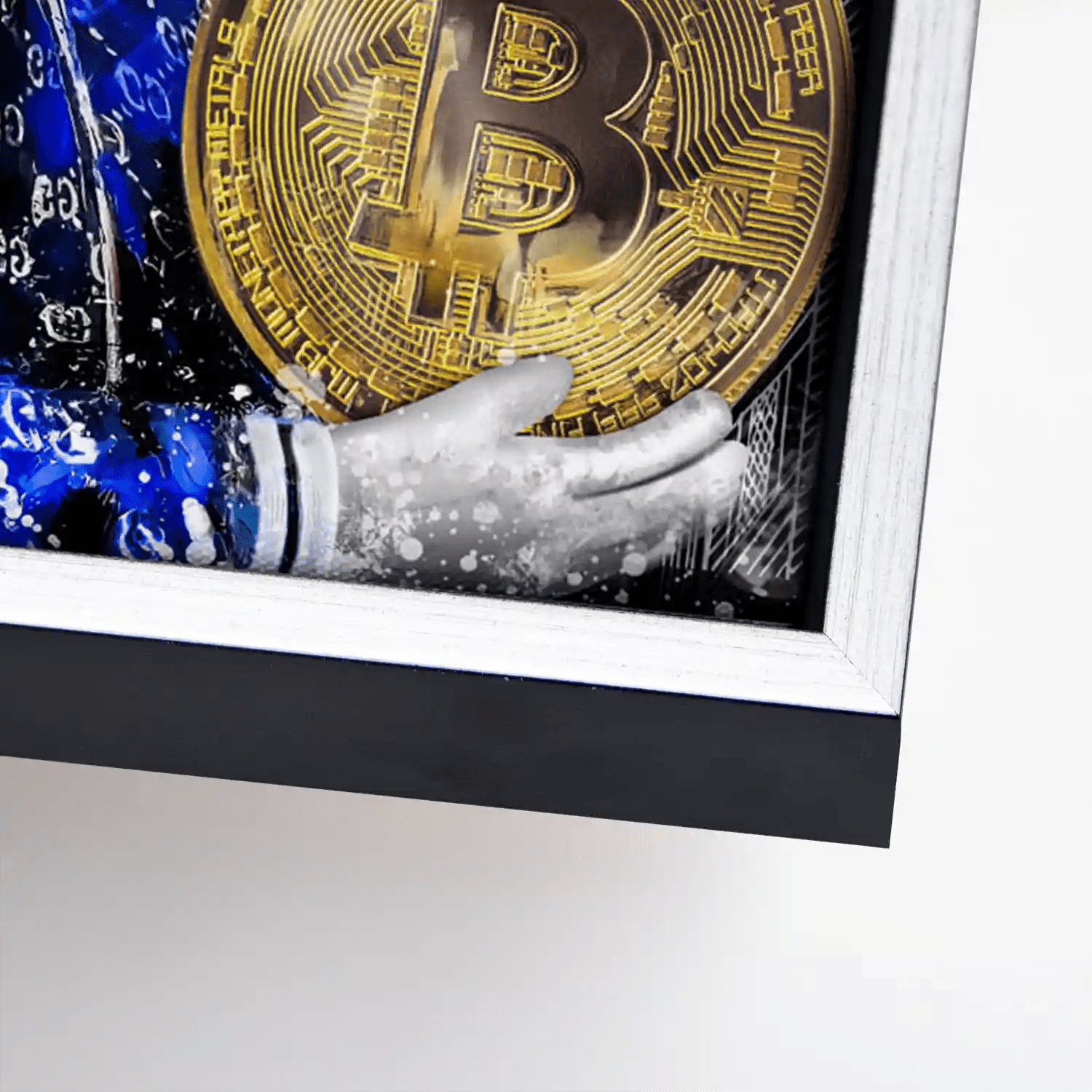 Dagobert Bitcoin Nr.2 Pop Art Leinwand Bild INGALERIE