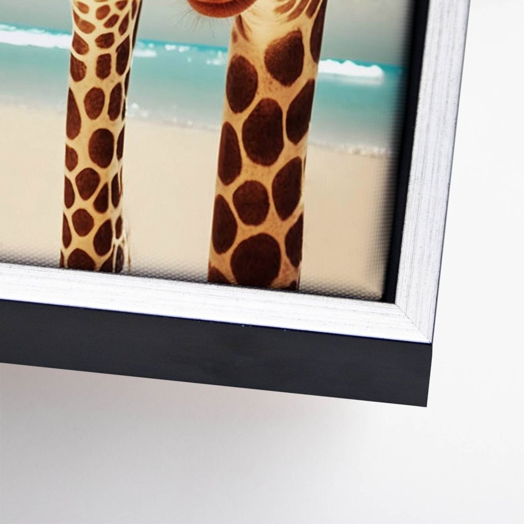 Giraffe Sunshine Leinwand Bild INGALERIE