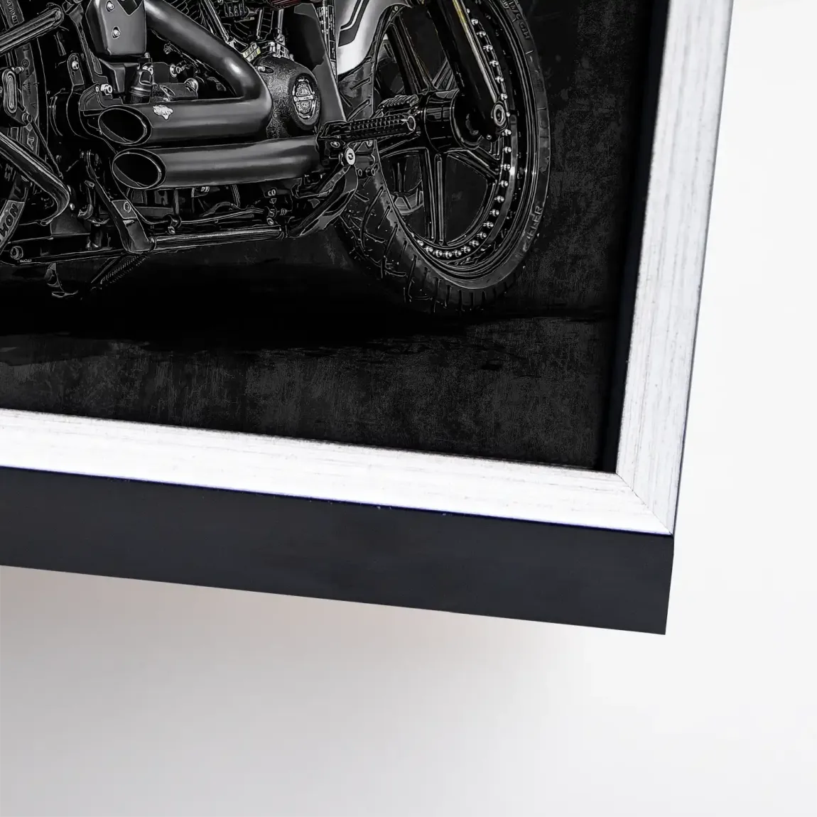 Harley Freedom Pop Art Leinwand Bild