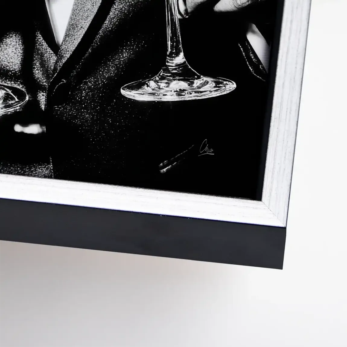 Gentleman Style Leinwand Bild