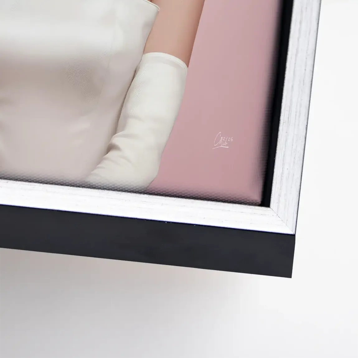 Marilyn Monroe Rosé Leinwand Bild