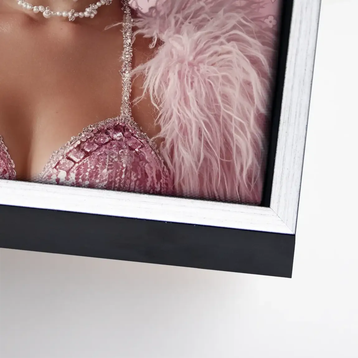 Glamour Lady Leinwand Bild