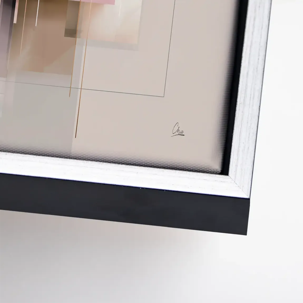 Soft Geometry Leinwand Bild