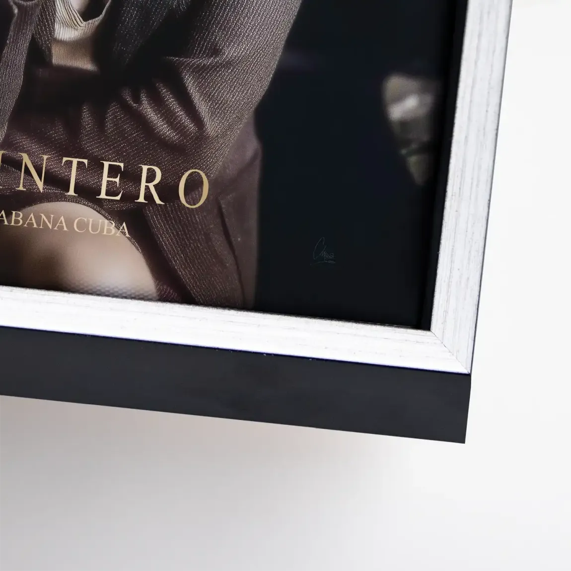 Whisky Noir Leinwand Bild