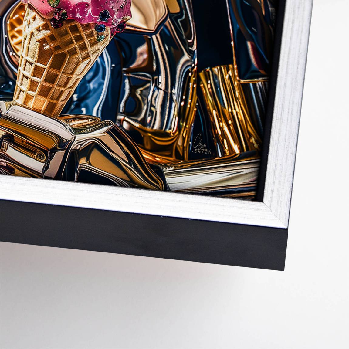 Stormtrooper Gold Leinwand Bild