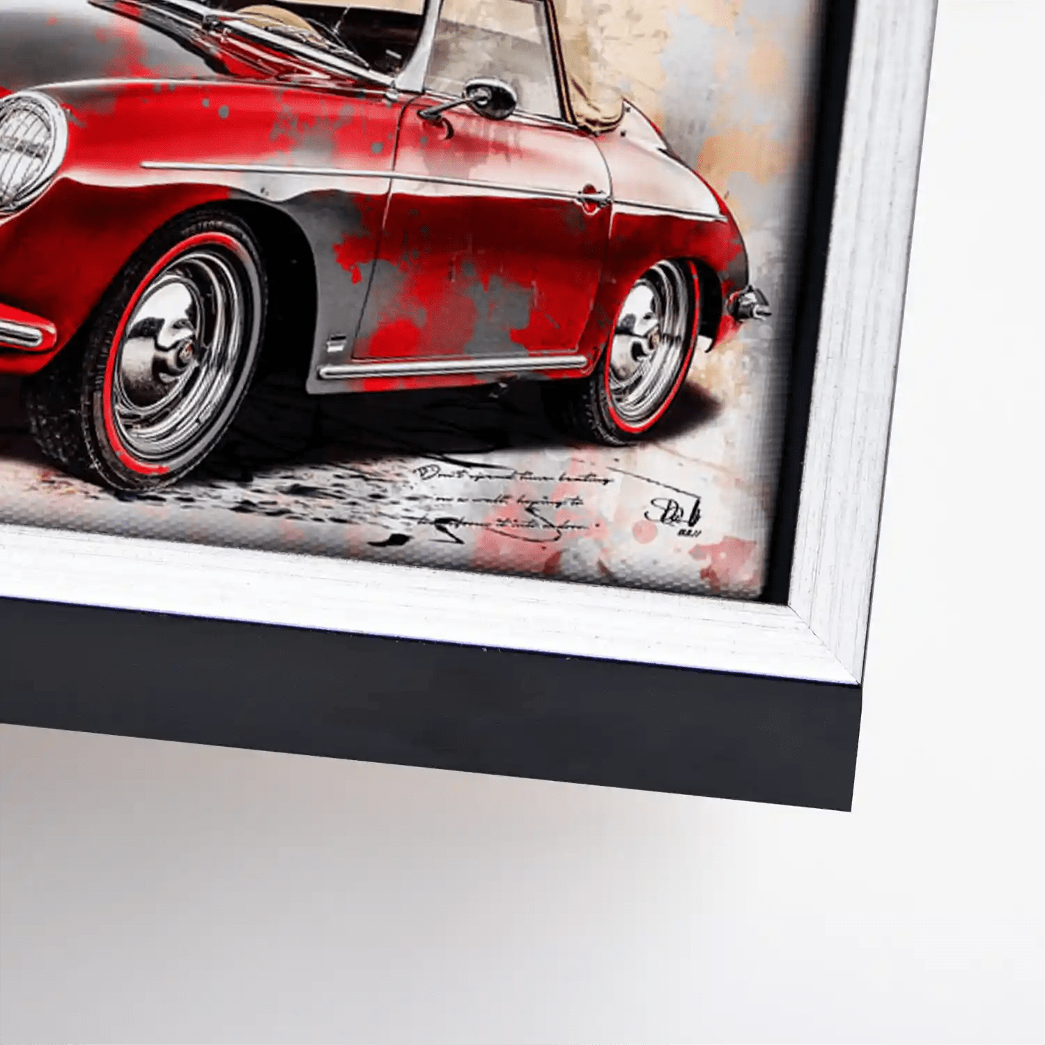 Audrey Porsche Pop Art Leinwand Bild INGALERIE