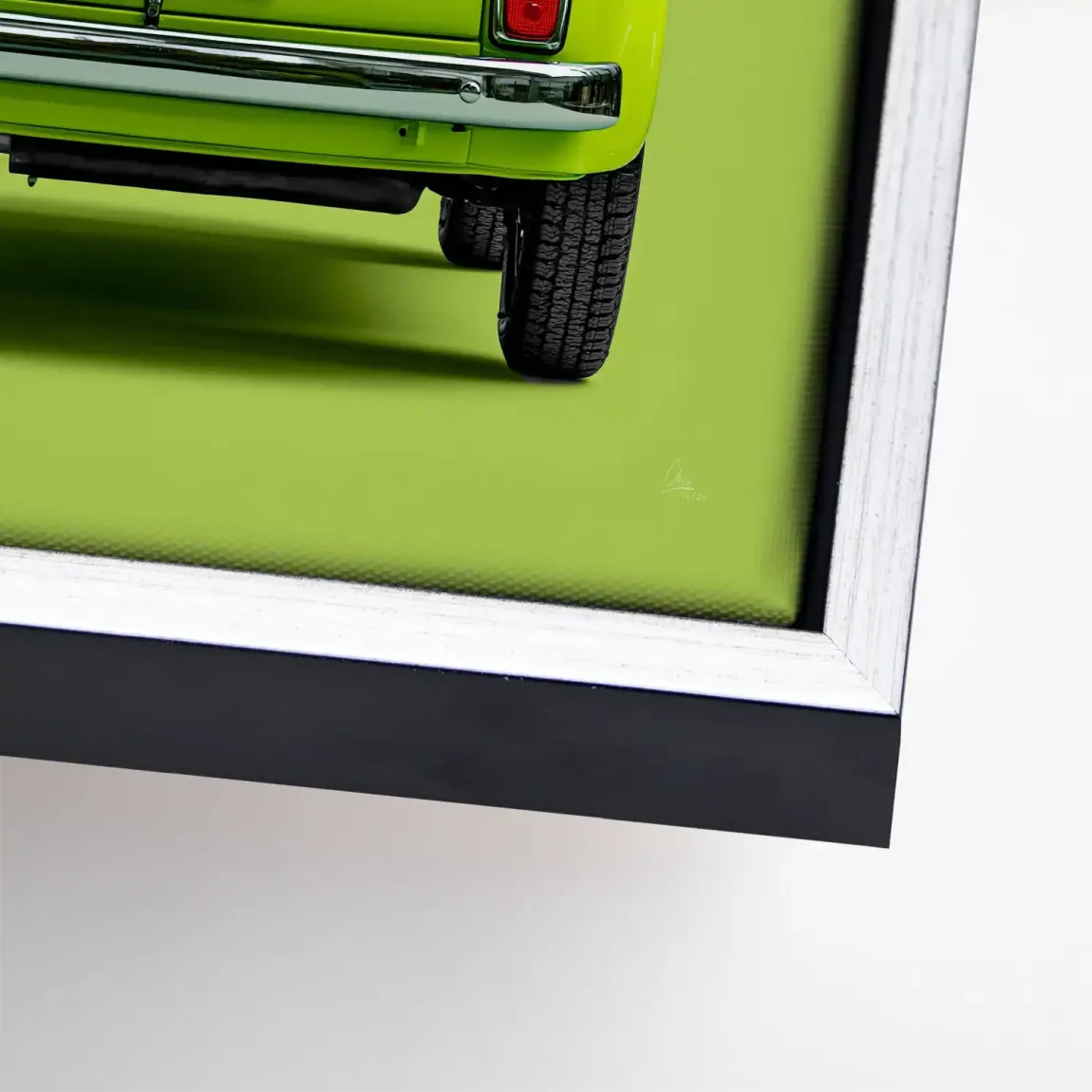 Fiat 500 Italia Leinwand Bild