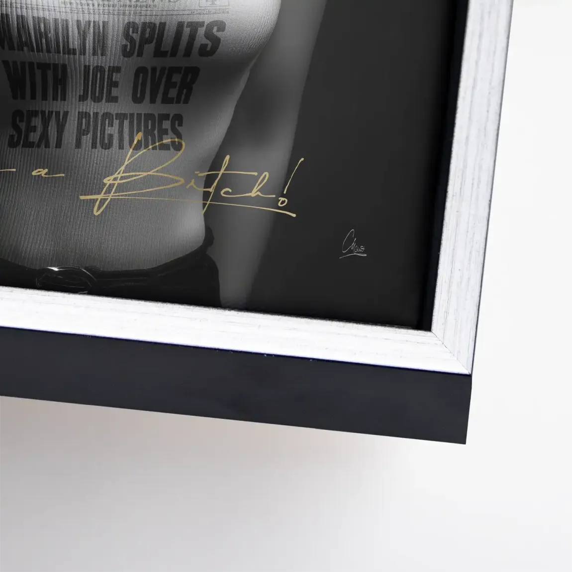 Marilyn Skandal Leinwand Bild