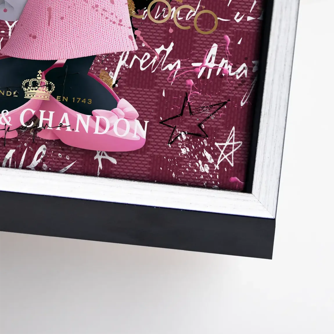 Minnie Maus Glam Chanel Leinwand Bild