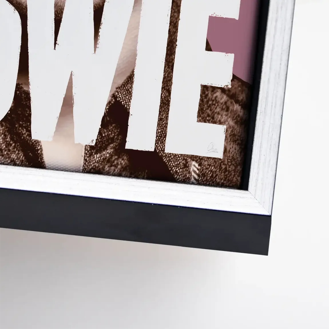 Starman Portrait Bowie Leinwand Bild