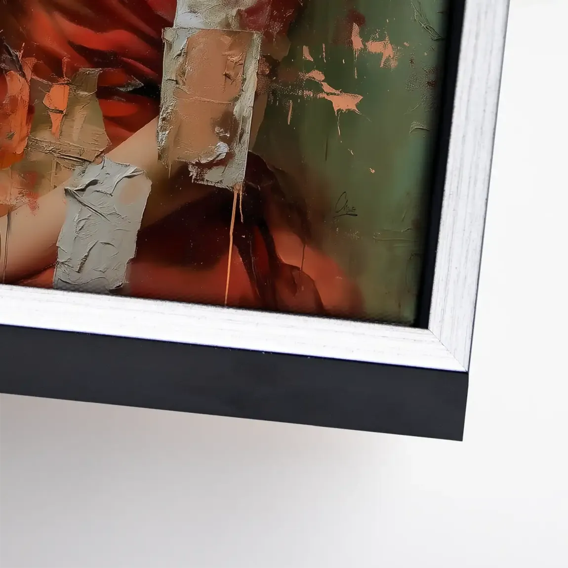 Silent Orchid Beauty Leinwand Bild