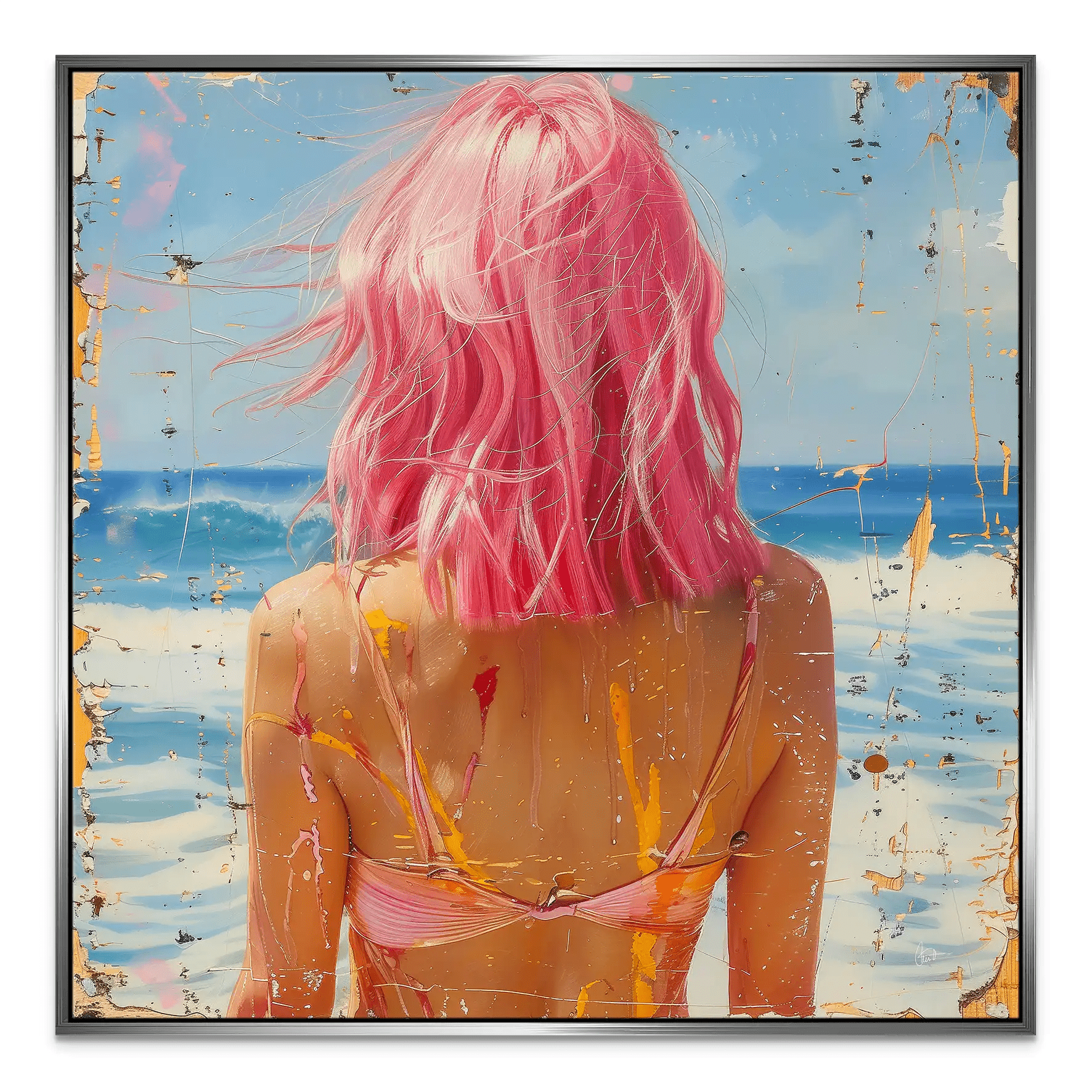 Beach Girl Nr.5 Leinwand Bild INGALERIE