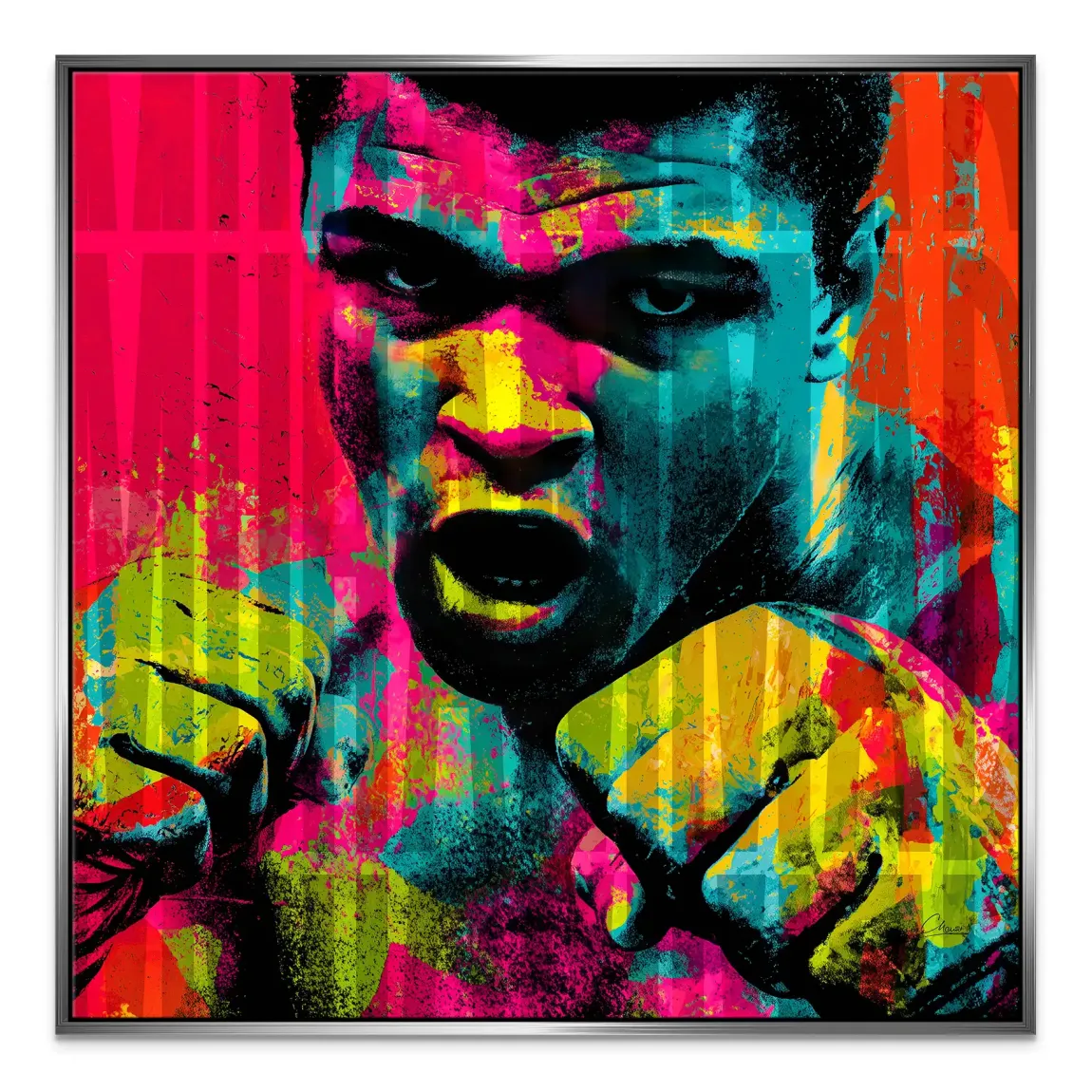 Muhammad Ali The Greatest in Color Leinwand Bild INGALERIE