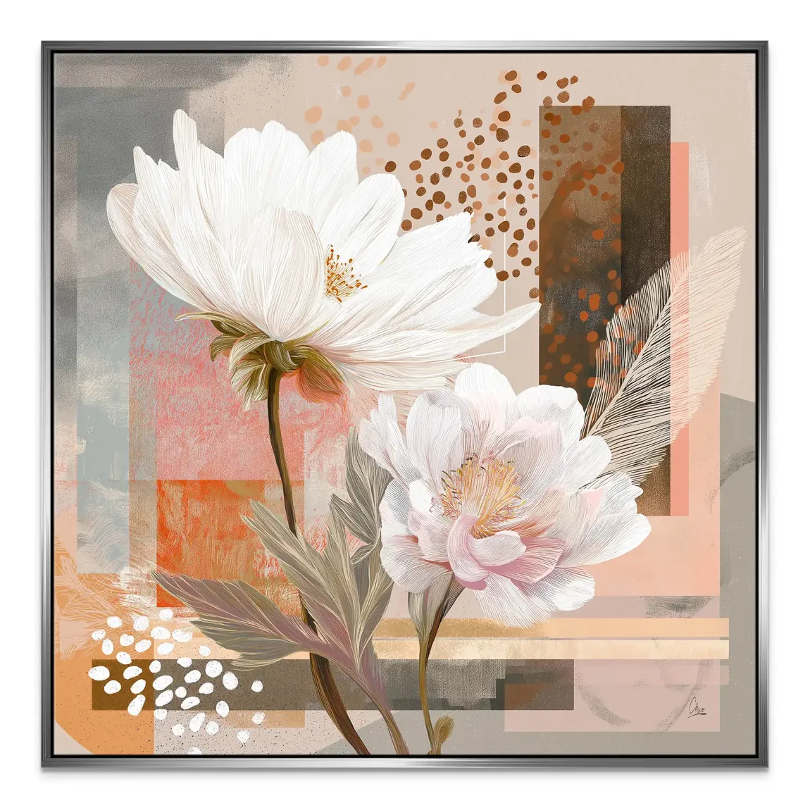 Soft Bloom Leinwand Bild