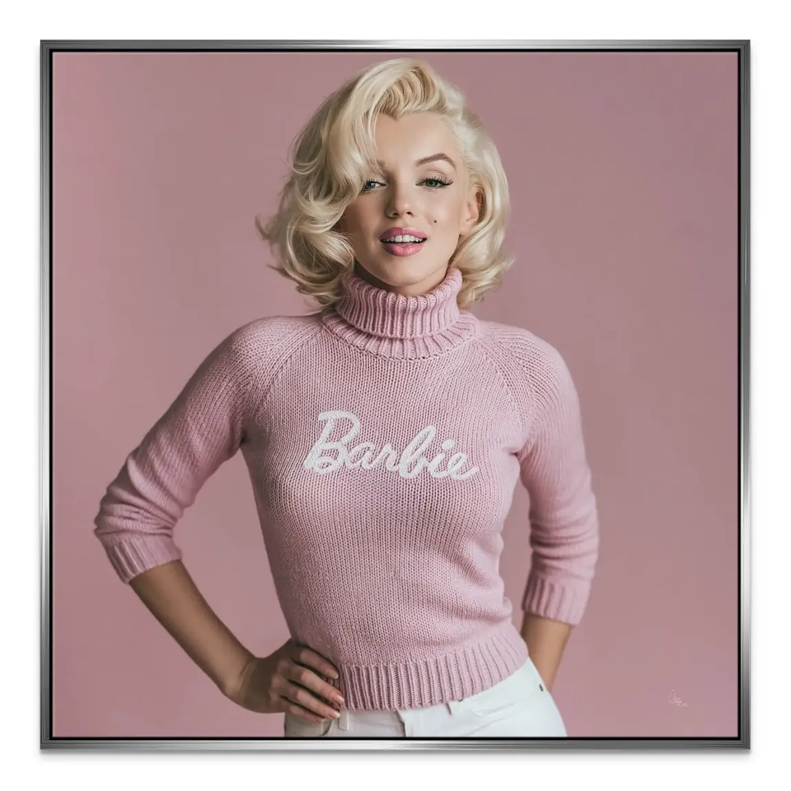 Marilyn Monroe Barbie Leinwand Bild