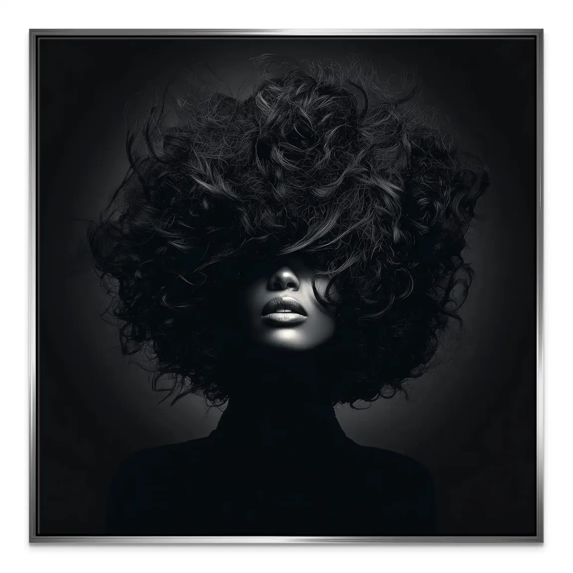 Beauty Curls Leinwand Bild