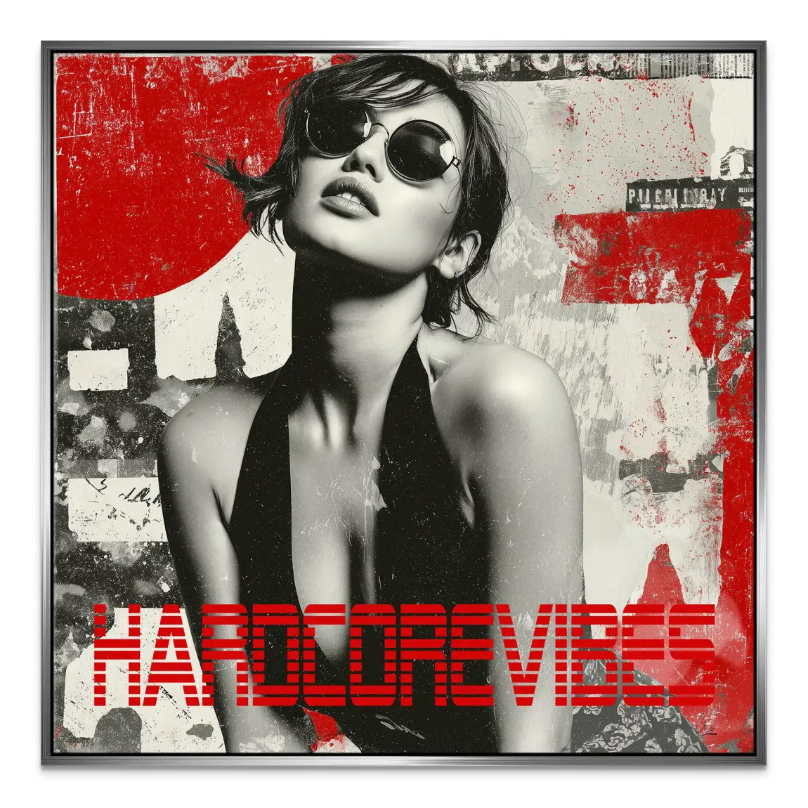 Hardcore Vibes Leinwand Bild