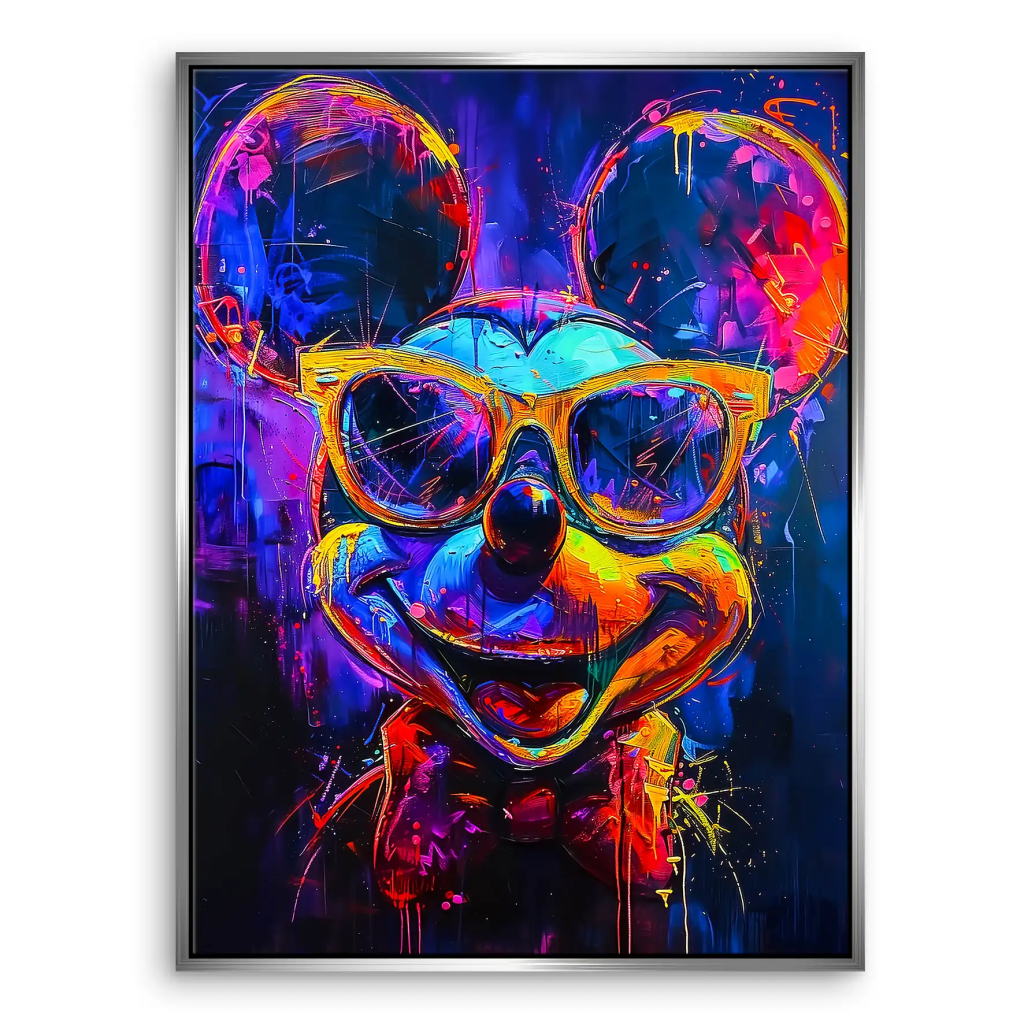 Micky Abstrakt Color Leinwand Bild INGALERIE