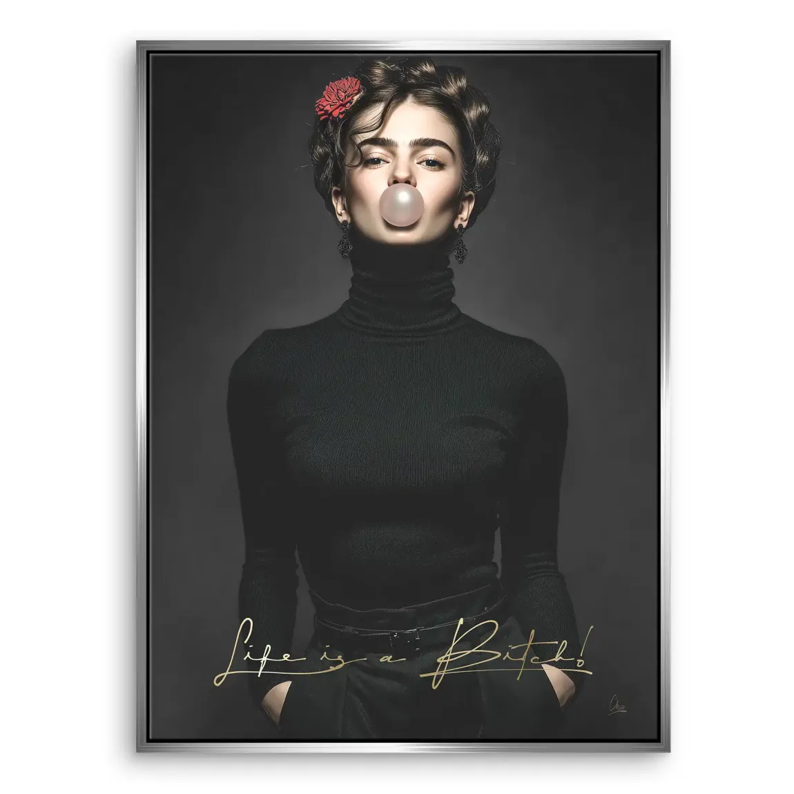 Frida Kahlo Rebell Leinwand Bild