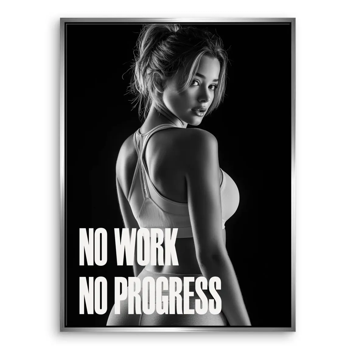 Progress Training Leinwand Bild