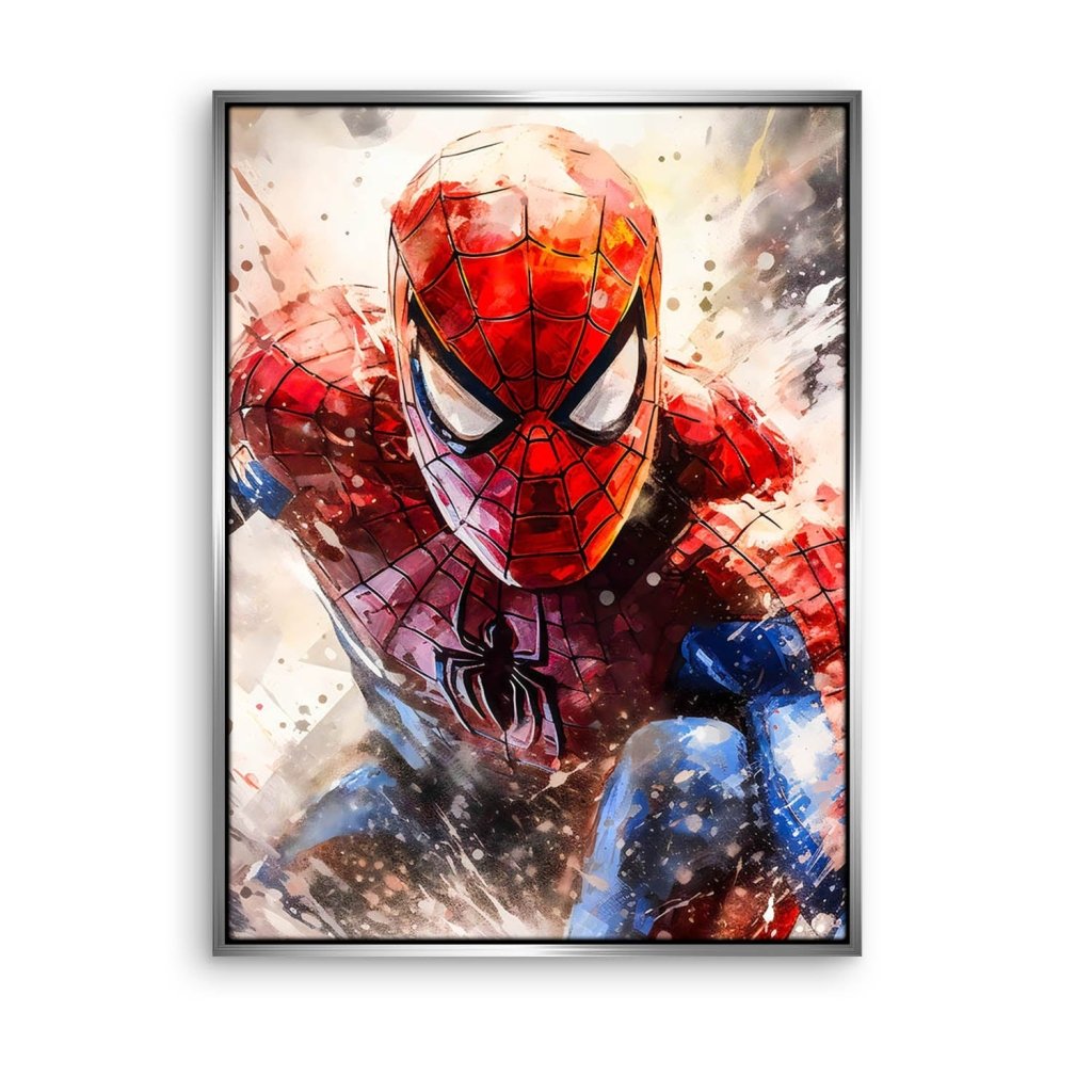 Pop Art Leinwand Bild Spiderman Abstrakt INGALERIE