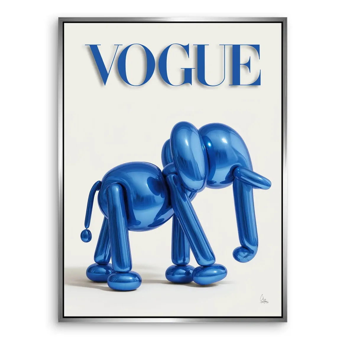 Ballon Elefant Chic Leinwand Bild