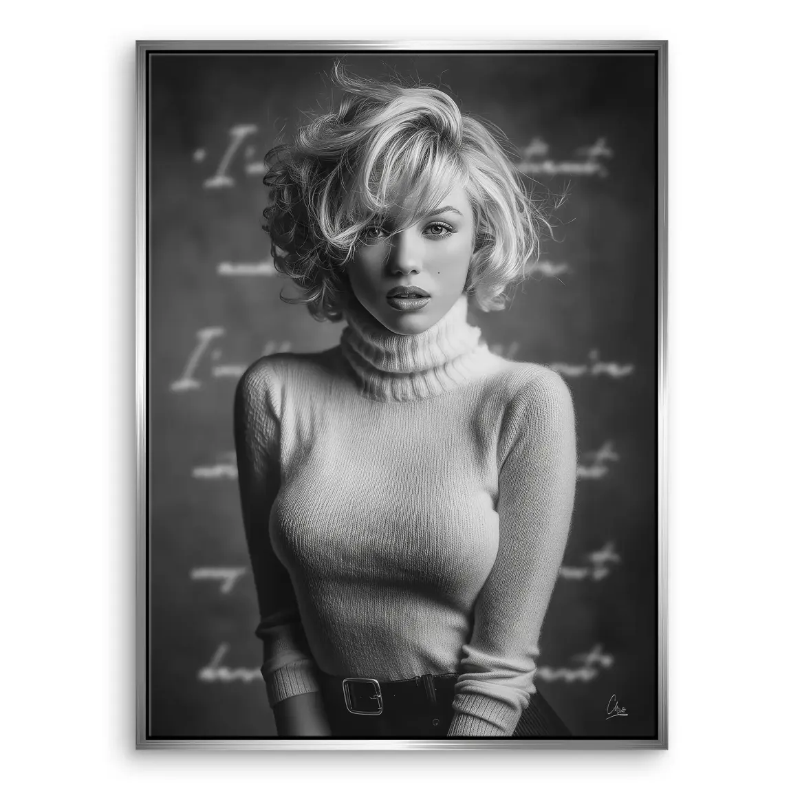 Marilyn Ikone Leinwand Bild