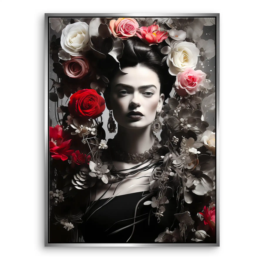 Frida Kahlo Modern Style Leinwand Bild INGALERIE