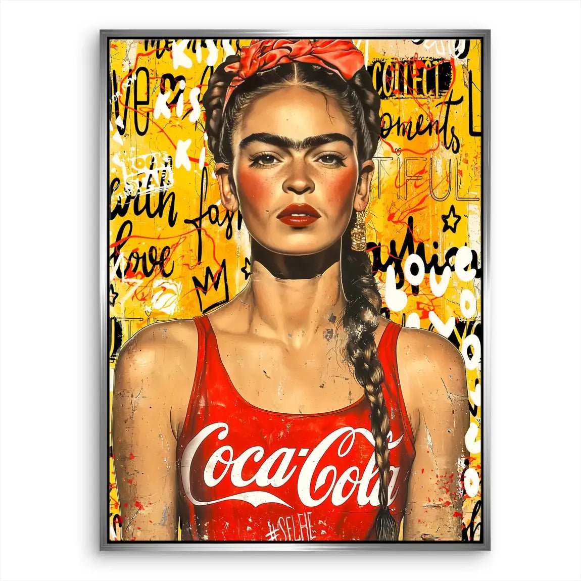 Frida Coke Leinwand Bild INGALERIE