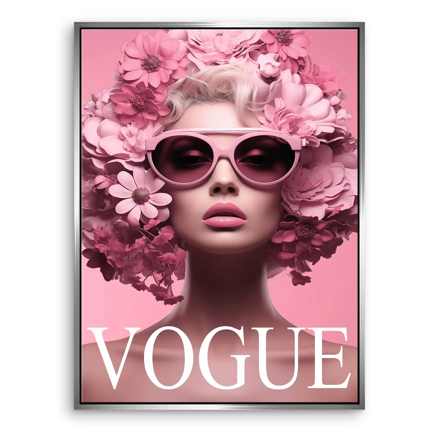 Pink Vogue Leinwand Bild INGALERIE