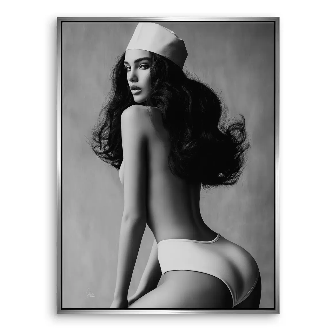 Noir Beauty Style Leinwand Bild