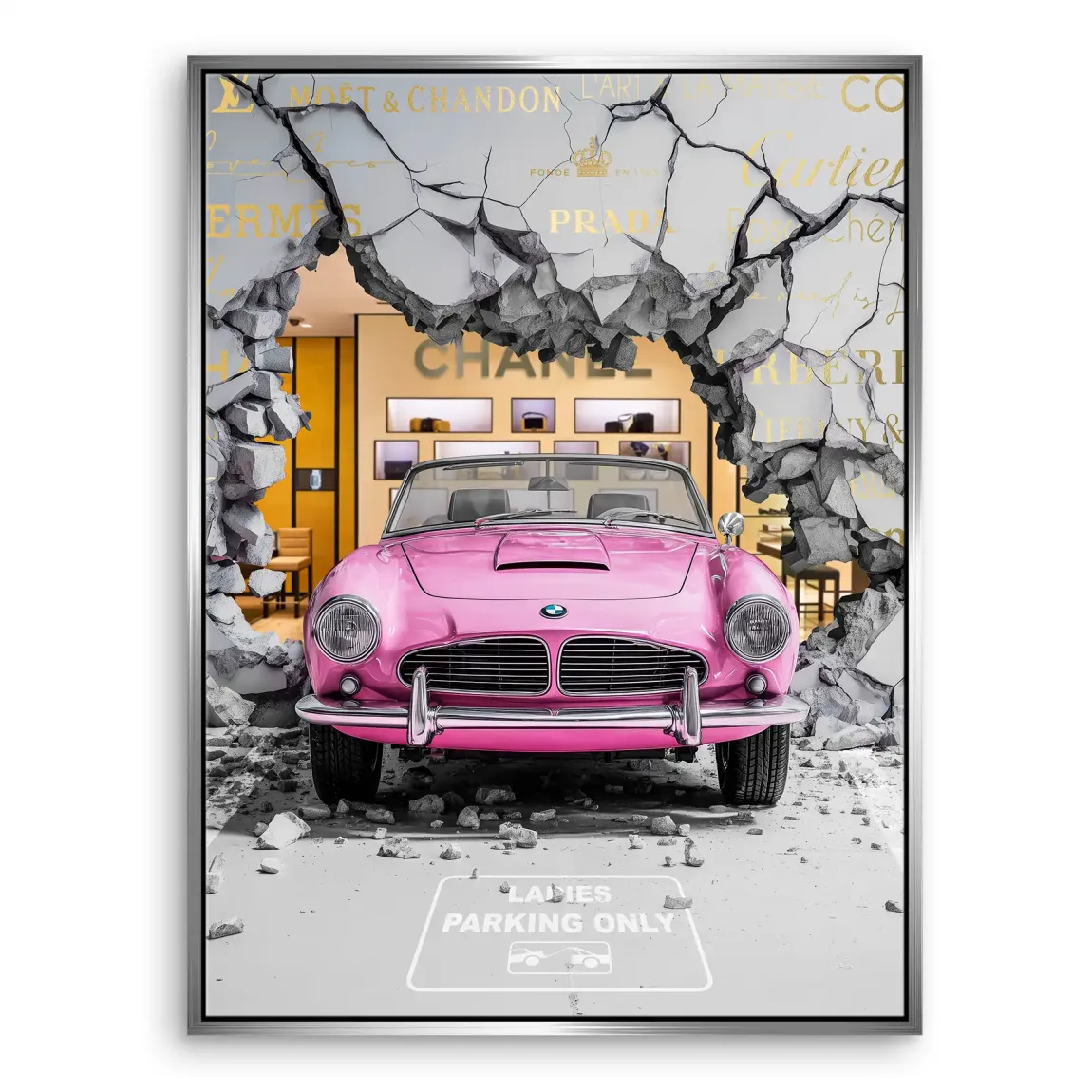 Coco Rebel Leinwand Bild