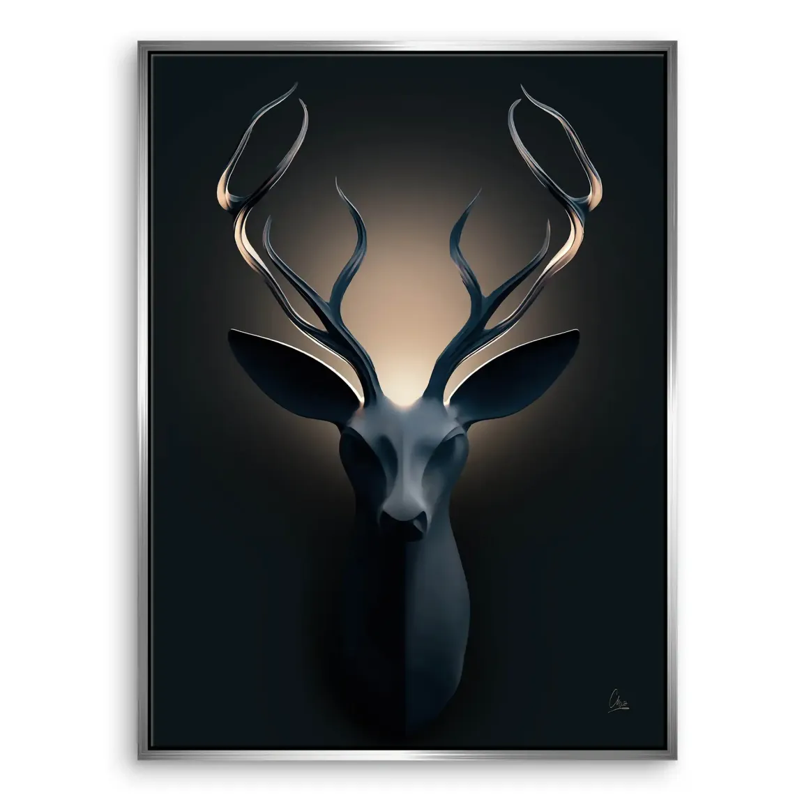 Majestätischer Hirsch Leinwand Bild