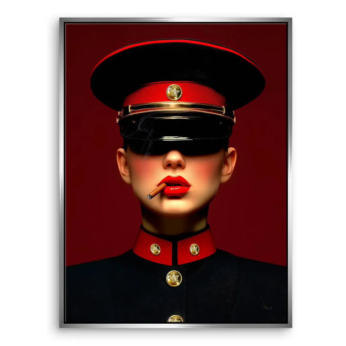 Russian Girl Leinwand Bild