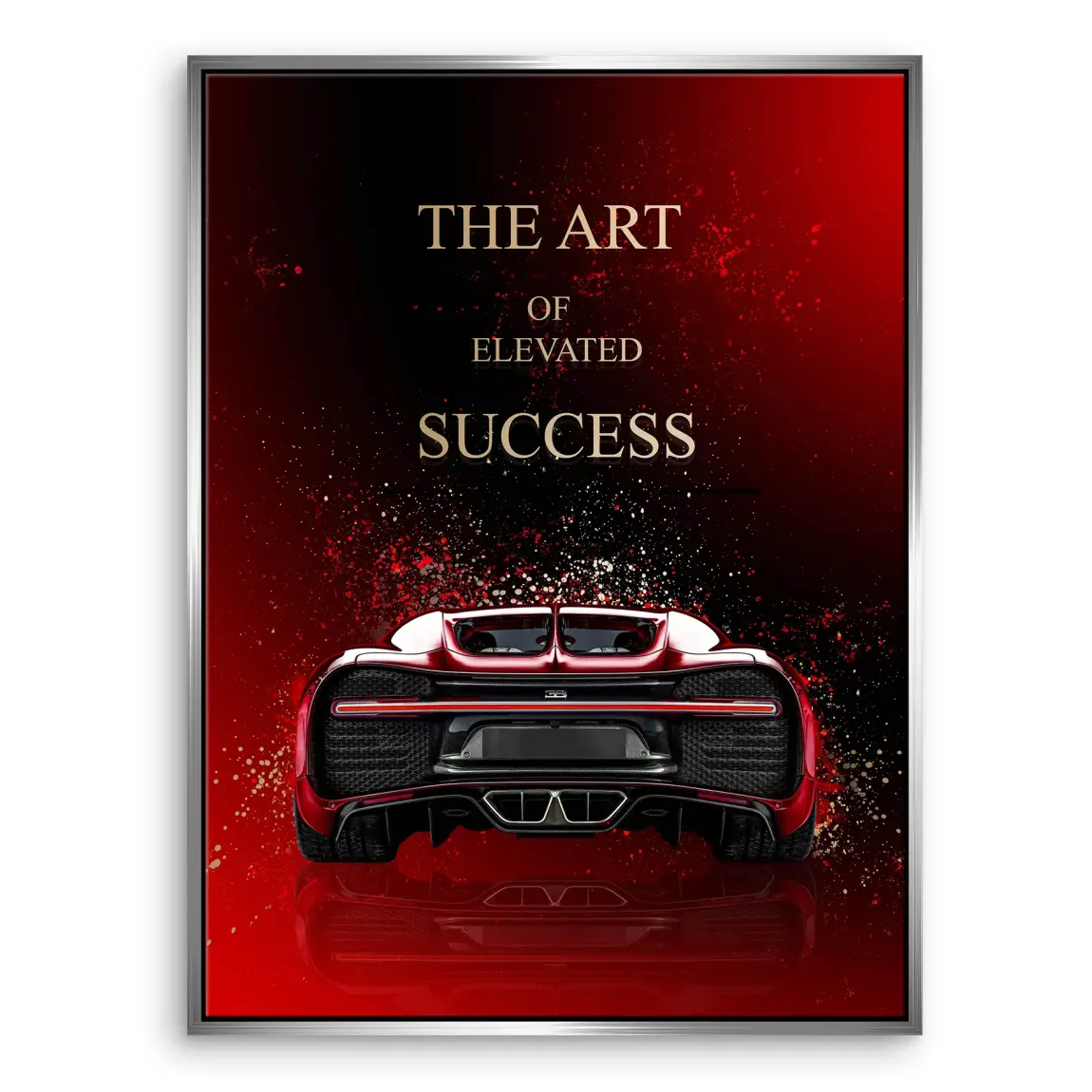 Art of Success Bugatti Leinwand Bild