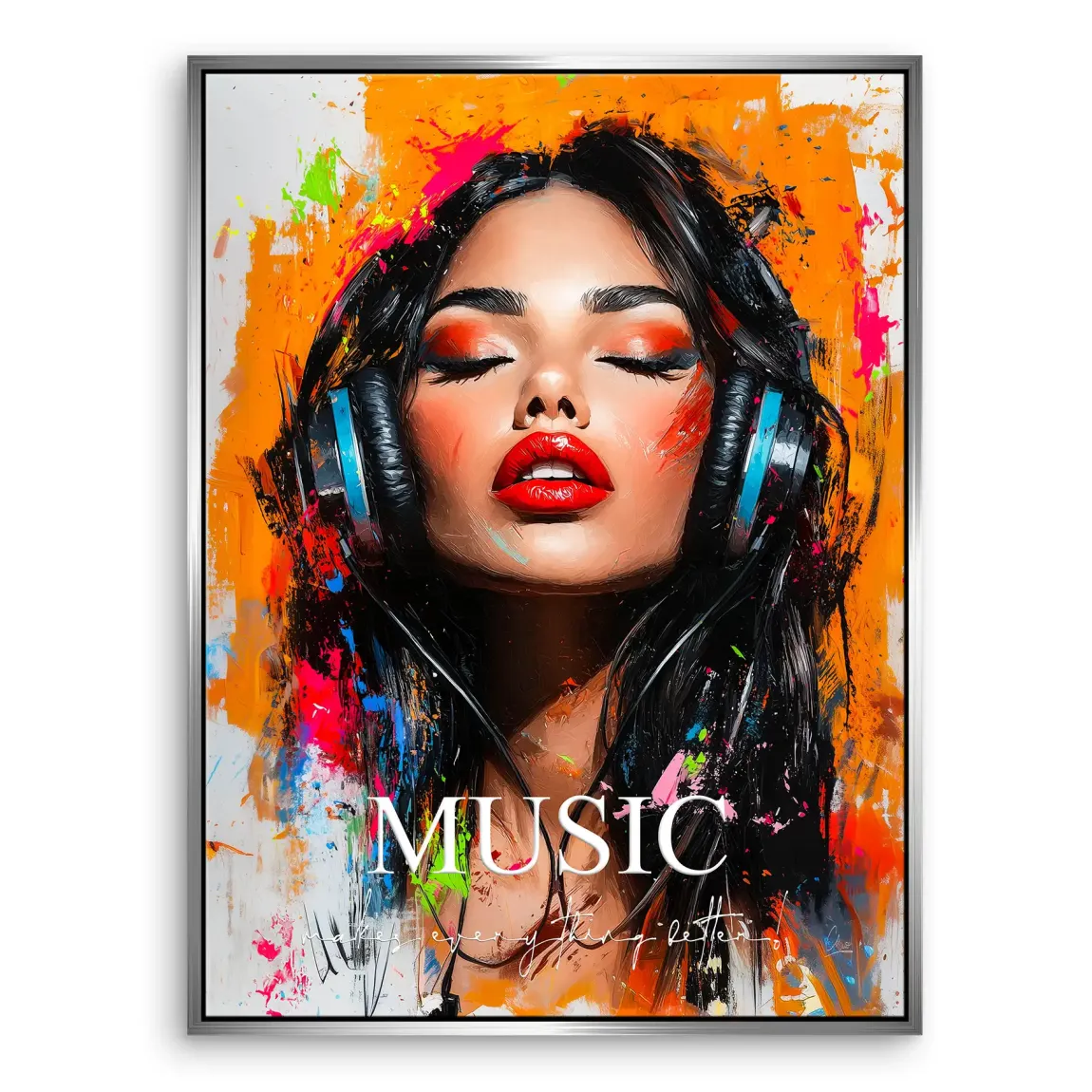 Music Soul Leinwand Bild