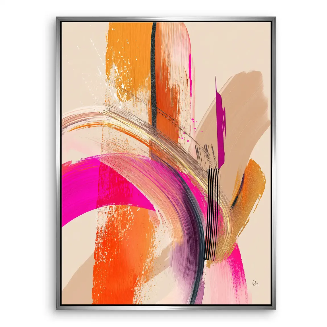 Amber Wave Leinwand Bild