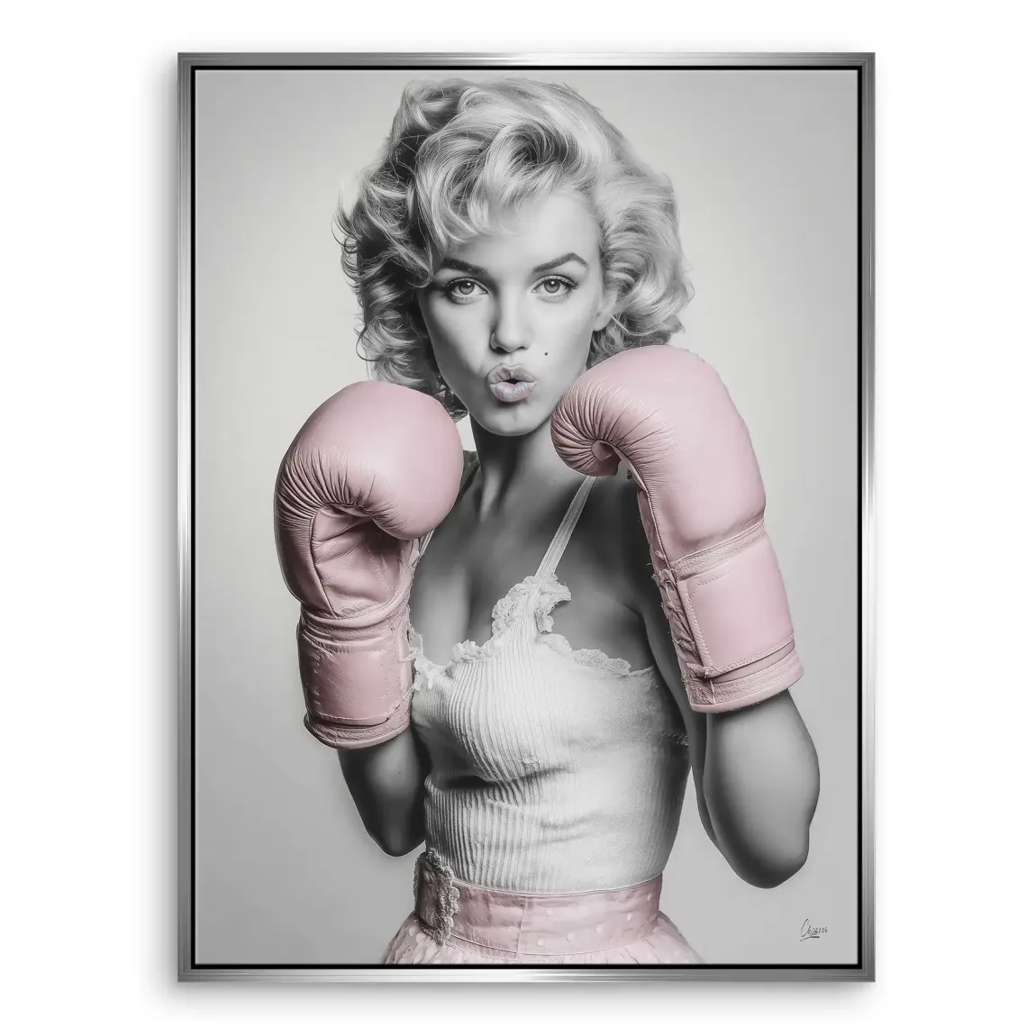 Marilyn Monroe Punch Leinwand Bild