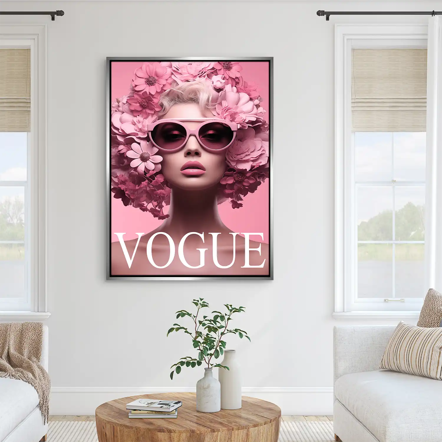 Pink Vogue Leinwand Bild INGALERIE